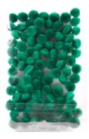 Pompony ciemnozielone 10 mm , opak. 100 szt. , Kod : TL-POM 10 58 Pompony ciemnozielone 10 mm , opak. 100 szt. , Kod : TL-POM 10 58